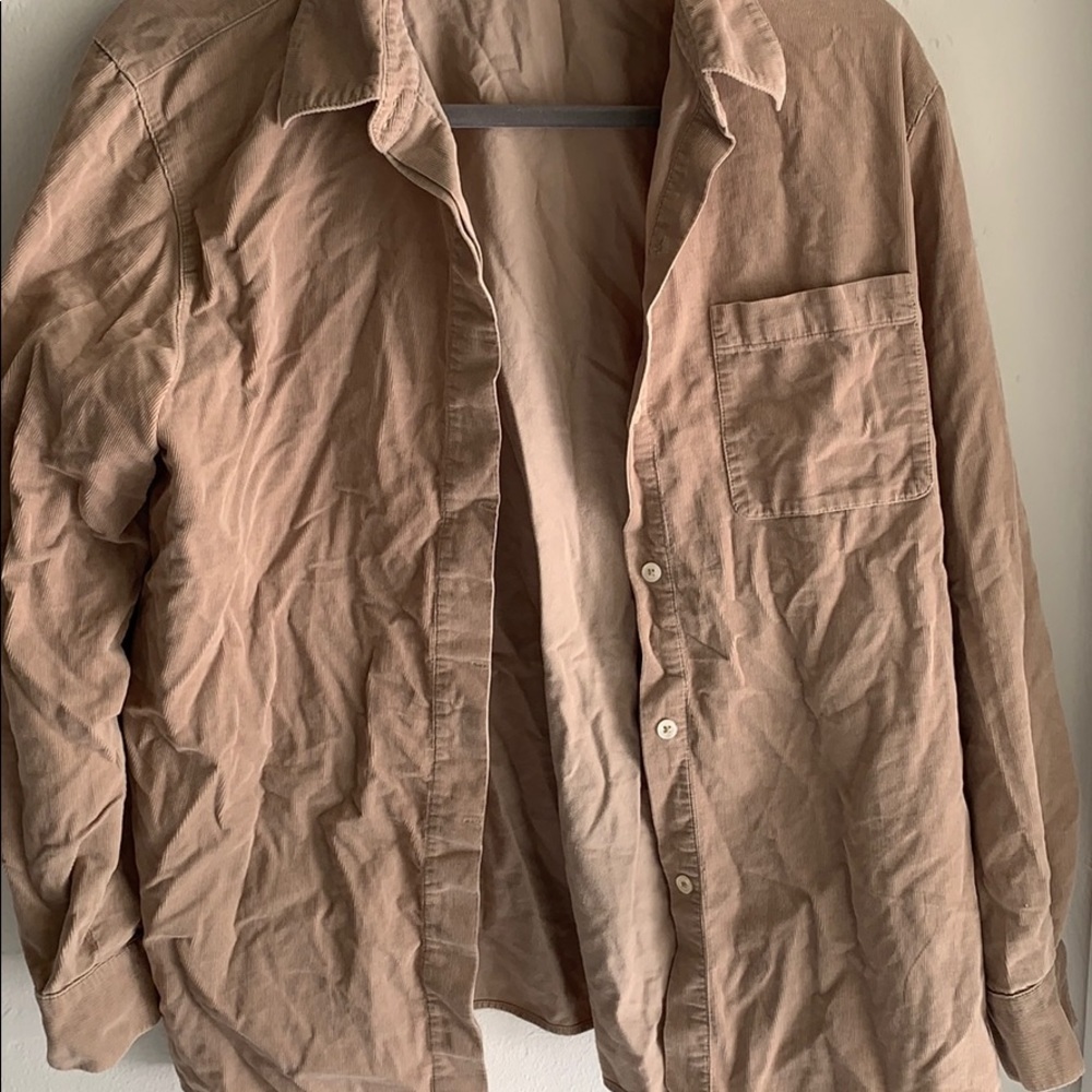 corduroy button up